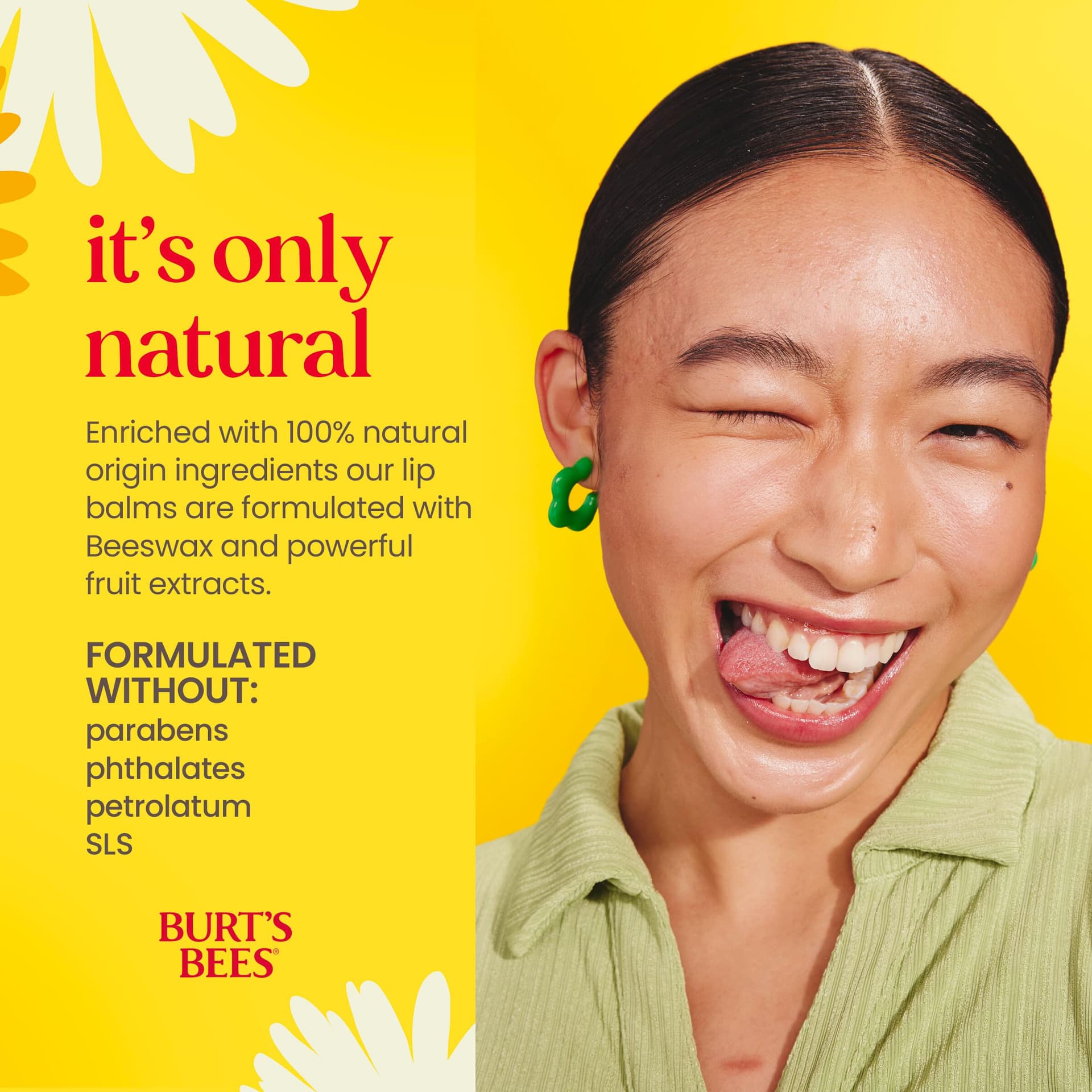 Burt's Bees 100% Natural Origin Moisturising Lip Balm Set, Tropical Pineapple, Berry Agua Fresca, Dragon Fruit Lemon and Coconut and Pear, 4 Tubes thumbnail 4