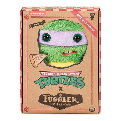 Fuggler toymonster Funny Ugly Monster Ninja Turtles Special Delivery Nickelodeon - Colección de Figuras de Peluche (Donatello), Verde thumbnail 4