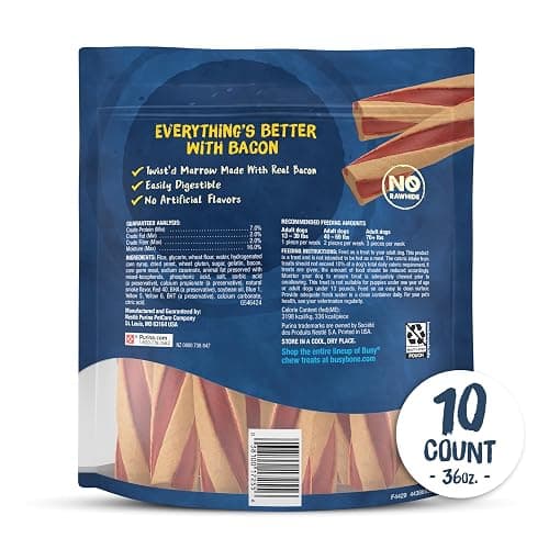 Purina Busy With Beggin' Dog Treats, Twist'd - 10 Count (Pack of 1) thumbnail 10
