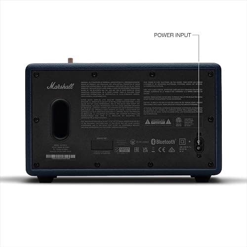 Marshall Acton III Bluetooth Home Speaker - Loud Stereo Sound with Bass and Treble Controls | Plug-in Powered | 3.5 mm Aux Input - Midnight Blue thumbnail 7