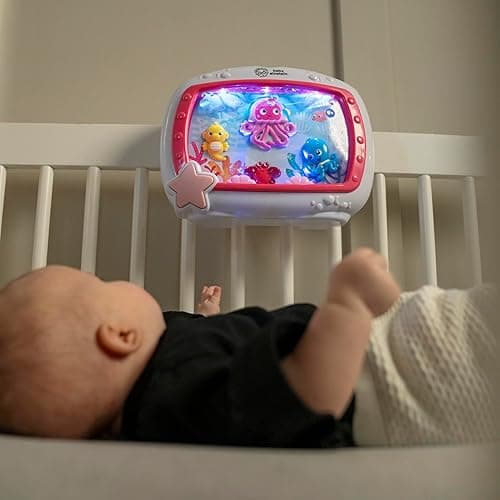 Baby Einstein Sea Dreams Soother Musical Crib Toy and Sound Machine, Pink, Newborn and up thumbnail 3