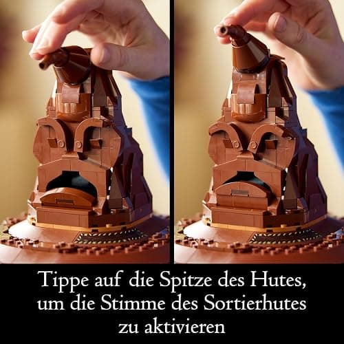 LEGO Harry Potter Der Sprechende Hut, Hogwarts-Modell für Erwachsene, Film-Geschenk für Frauen, Männer, Mama und Papa, mit zufälligen 31 Klangkombinationen, Sortiert Dich in Dein Hogwarts Haus 76429 thumbnail 5