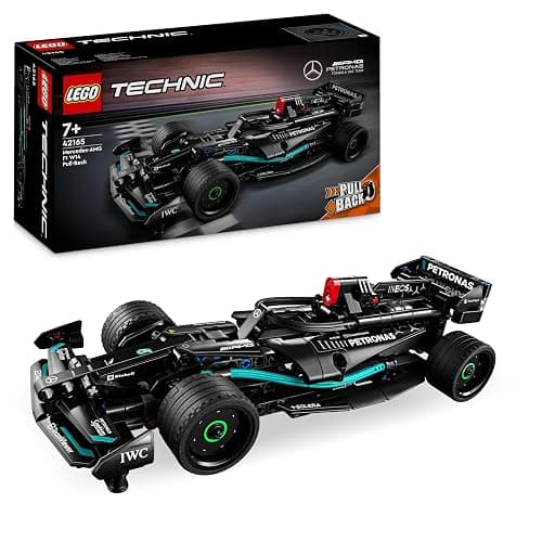 LEGO Technic Mercedes-AMG F1 W14 E Performance Race Car Toy for Kids, Boys and Girls aged 7 Plus Years Old, Pull-Back Model Vehicle Set, Bedroom Decoration, Birthday Gift Idea 42165 - Image 1