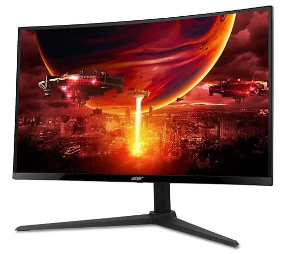 acer Nitro 27 Inch 1500R Curved Zero-Frame Full HD (1920 x 1080) Gaming Monitor | AMD FreeSync Premium | Up to 280Hz Refresh | 1ms VRB | One Display Port 1.4 and Two HDMI 2.0 Ports | XZ270 thumbnail 9