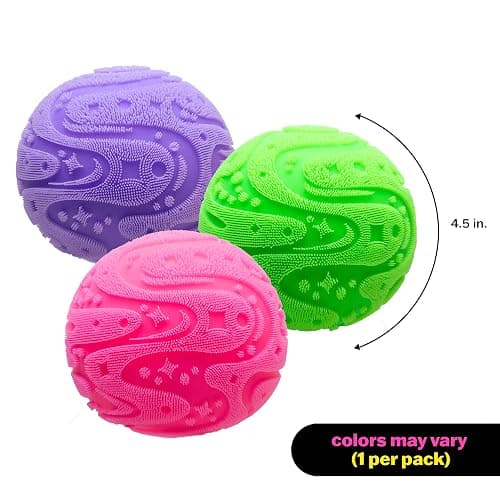 Schylling Super NeeDoh Fuzzball Stress Ball Fidget Toy - Huge 4.5" in Diameter - Jumbo Squishy Squeezy Fun - Colors Assorted - Ages 3+ thumbnail 6