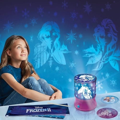 Make It Real Disney Frozen 2 Starlight Projector for Girls - DIY Ceiling Projector Kit with Stencils & Scratch-Art Film, Illuminates Bedrooms with Frozen 2 Scenes - Creative Gift for Ages 8 thumbnail 7