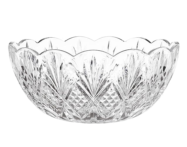 Godinger Serving Bowl, Centerpiece Server, Salad Bowl, Fruit Bowl, Punch Bowl, Serveware, 8.5in, Dublin Collection thumbnail 2