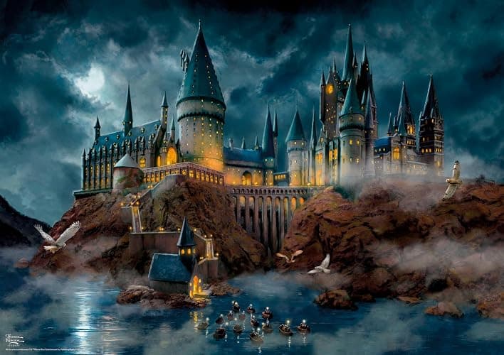 Buffalo Games - Harry Potter Thomas Kinkade - 500 Piece Puzzle for Adults | Silver Select, Officially Licensed, Recycled Board, Finished Size 21.25 x 15 in, Includes Poster, Giftable Drawer Box thumbnail 2
