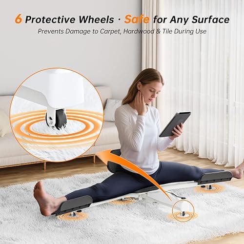 Split Machine, Leg Stretcher Machine to Improve Flexibility and Quality of Stretching, Equipment Suitable for Ballet, Cheerleading Dance, Gymnastics and Other Sports thumbnail 7