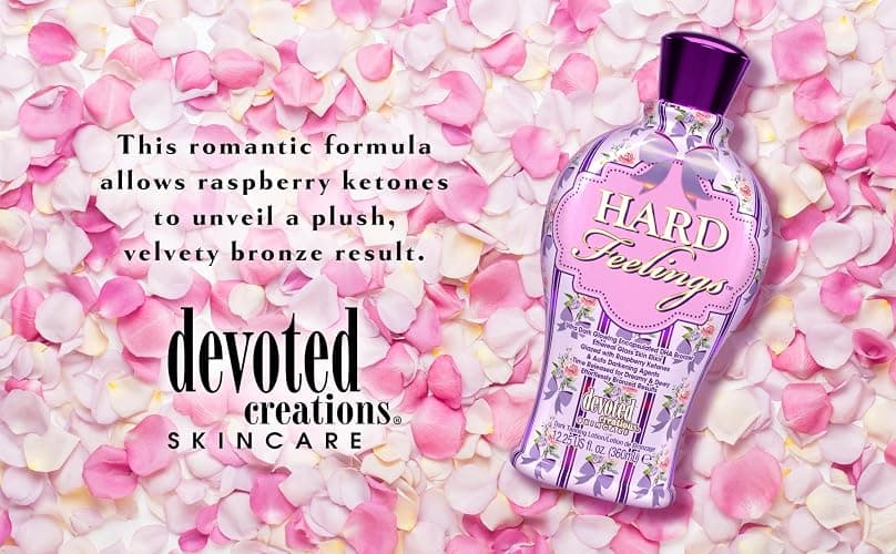 Devoted Creations Hard Feelings - Ultra Dark Glowing Encapsulated DHA Bronzer Dark Tanning Lotion thumbnail 5