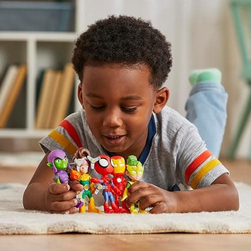 Spidey and his Amazing Friends Hasbro Marvel, Friends & Foes Pack, 5 Action Figures, 4-Inch, Preschool Super Hero Toys for Kids Ages 3 and Up (Amazon Exclusive) thumbnail 11