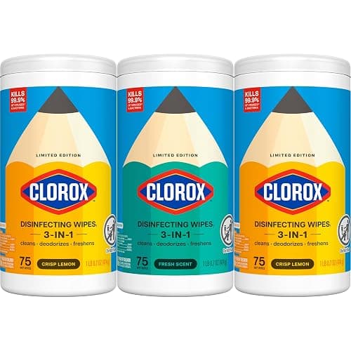 Clorox Disinfecting Wipes Back to School Variety Pack, 75 Count Each, Pack of 3 (Package May Vary) thumbnail 10