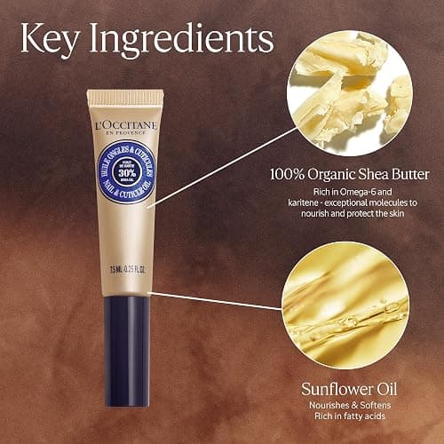 L'OCCITANE Shea Nail & Cuticle Oil, Nourishing Brush-On Moisture for Stronger & Healthier Nails, Hydrating Care for Manicures with Almond Oil, Vegan thumbnail 10