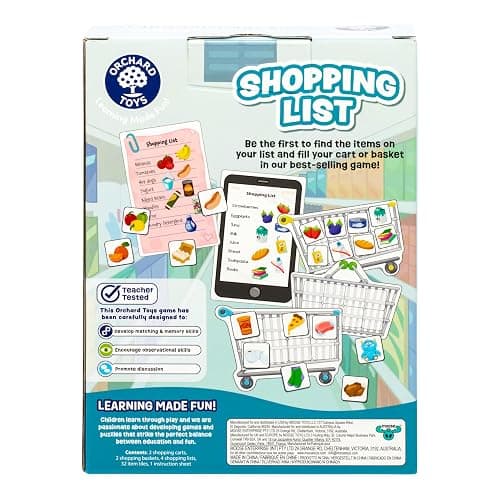 Orchard Toys Shopping List Game - New Art Race to Collect Your Groceries in This Fun Memory Game, Age 3-7, 2-4 Players thumbnail 4