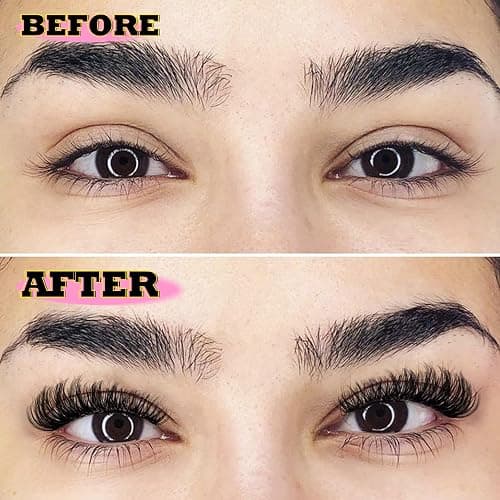 280Pcs Wispy Individual Lashes DIY Eyelash Extensions 8-16MM D-Curly Lash Extensions Lash Clusters 80D Cluster Eyelashes DIY at Home by ALICE thumbnail 5