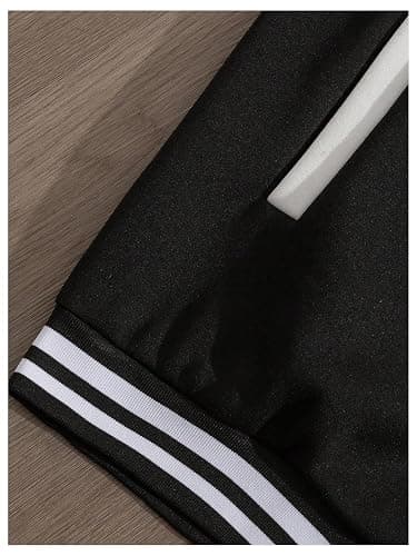 SOLY HUX Men's Varsity Jacket Color Block Letter Graphic Print Long Sleeve Casual Baseball Jacket thumbnail 4