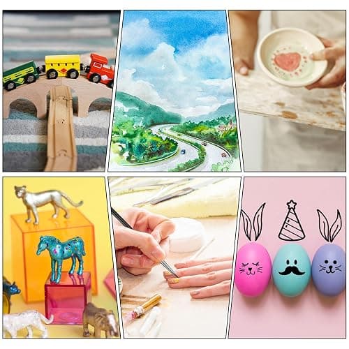 ElevateTech Tiny Detail Paint Brushes 30 Pcs Fine Tip Paint Brush Set with 3 Size #0#00#000 Mini Liner Brushes Small Miniature Painting Brush for Model, Watercolor, Oil, Acrylic Painting thumbnail 5