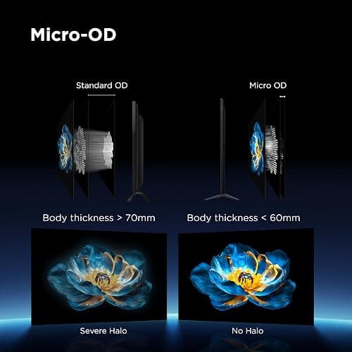 TCL 75 Inch Class QM7K Series | Mini LED QLED 4K HDR | 75QM7K, 2025 Model | 120HZ-144HZ Anti Reflective Screen Smart Google TV Dolby Atmos Onkyo Audio | Voice Remote Alexa Gaming Streaming Television thumbnail 7