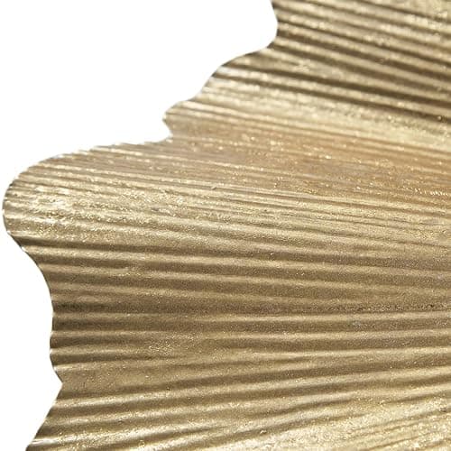 Madison Park Wall Art Living Room Décor Faye Metal Foil Ginkgo Leaf Large Home Accent Modern Inspired Dining, Bathroom Decoration Ready to Hang Ornament for Bedroom, 43"W x 23.5"H x 1.6"D, Gold thumbnail 7