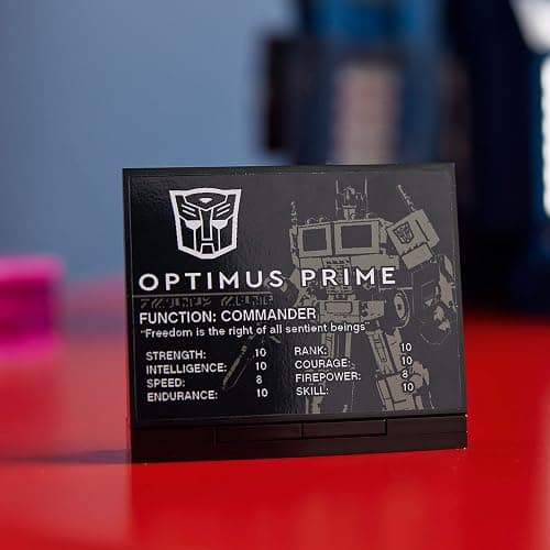 LEGO Icons Optimus Prime 10302 Transformers Figure Set, Collectible Transforming 2-in-1 Robot and Truck Model Building Kit for Adults, Perfect for Display or Play thumbnail 5