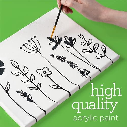 Apple Barrel PROMOABWB Acrylic Paint Set Featuring 2 16 fl oz Apple Barrel White Acrylic Paint and Black Acrylic Paint Colors thumbnail 5