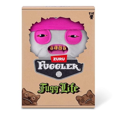 Fuggler Fugg Life 9-Inch Plush Toy (Squidge) by ZURU – Funny Ugly Monster Stuffed Animal with Human-Like Teeth, Quirky Collectible Plush for Kids, Tweens, Teens, Adults & Weird Toy Lovers thumbnail 7