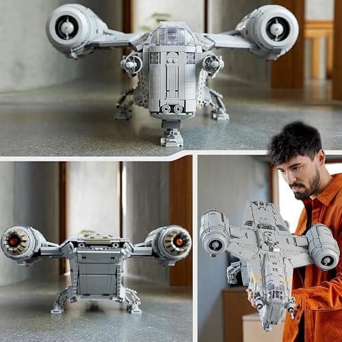 LEGO Star Wars The Razor Crest UCS Set, Ultimate Collectors Series Starship Model Kit for Adults, Large Iconic The Mandalorian Memorabilia Collectable, 75331 thumbnail 4
