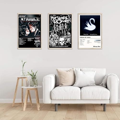 ETULLE My Chemical Romance Poster Rock Band Album Cover Posters for Room Aesthetic HD Print Music Wall Art Girl and Boy Teens Dorm Decor Set of 6 8in x 12in Unframed thumbnail 5