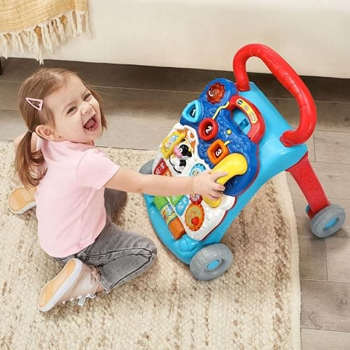 VTech Sit-to-Stand Learning Walker (Frustration Free Packaging), Blue thumbnail 6