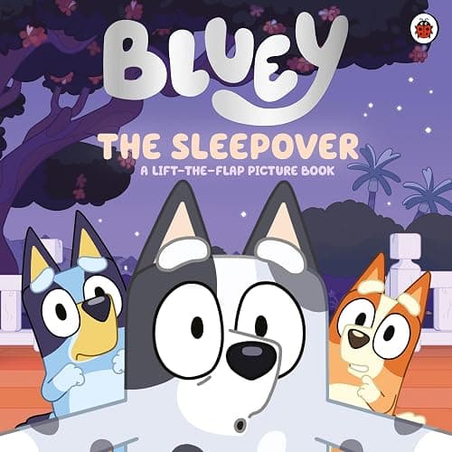 Bluey: The Sleepover: A lift-the-flap picture book - Image 1