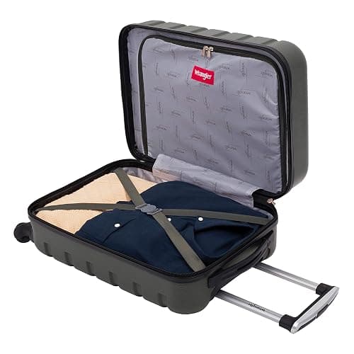 Wrangler 20" Spinner Carry-On Luggage, Deep Depth thumbnail 7