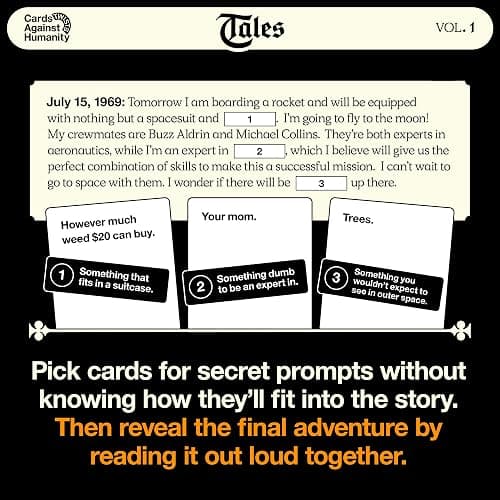 Cards Against Humanity Tales Vol. 1 • A New Twist on The Classic Adult Party Game • Fill in The Blanks of Horrible Stories with Your Cards thumbnail 4