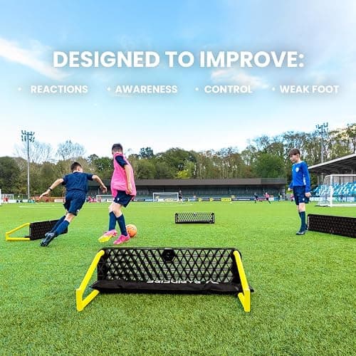 FORZA Wave Soccer Rebound Board – Premium 4-in-1 Training Equipment for Soccer Passing & Shooting Drills [Standard or XL Sizes] thumbnail 4