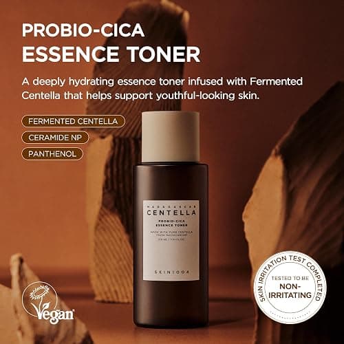 SKIN1004 Probio-Cica Essence Toner 7.10 fl.oz, 210ml, Korean Hydrating Face Toner with Fermented Centella Asiatica & 5 Types of Hyaluronic Acid, Soothing Facial Toner Essence, Daily Korean Skin Care thumbnail 2