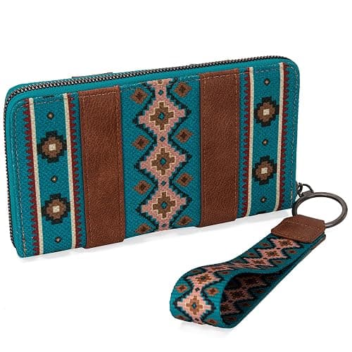 X Wrangler Wristlet Western Wallet Boho Aztec Credit Card Holder for Women thumbnail 4
