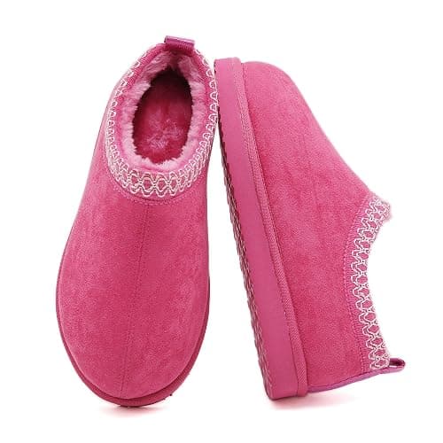 SMajong Women's Slippers Mens Platform Mini Boots Fuzzy House Slipper Fur Fleece Winter Home Shoes Indoor and Outdoor thumbnail 5