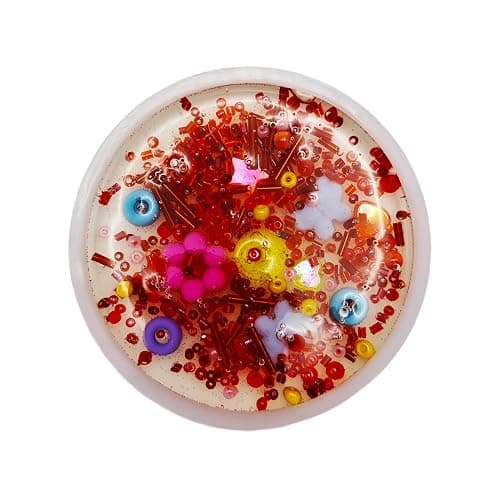 Remeltable Pick Pad with Silicone Mold Reusable Pick Pad for Skin Picking Fidget Toys Reusable Picking Pad for Trichotillomania Over 30 Uses Improved Design (Red) thumbnail 5