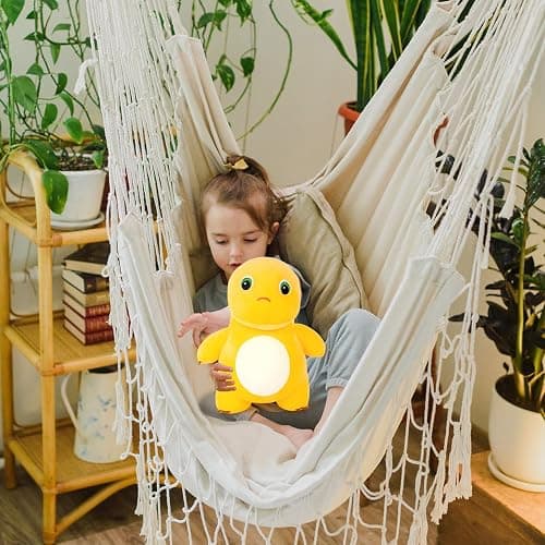 Adorlynetty Nailong Dinosaur Stuffed Animal,9“ Cute Yellow Dinosaur Plush Soft Dino Stuffed Animals Dino Plushie Toys for Boys Girls Kids Baby Toddlers Angry thumbnail 9