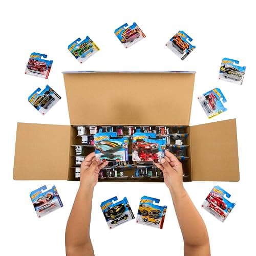 Hot Wheels Toy Cars & Trucks, 50-Pack of 1:64 Scale Vehicles, Individually Packaged (Styles May Vary) (Amazon Exclusive) thumbnail 3
