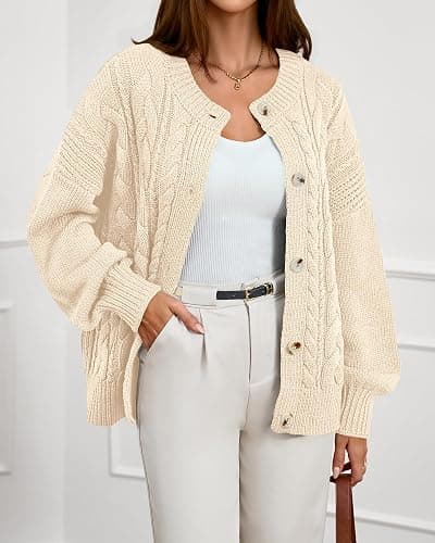 BTFBM Chunky Cardigan Sweaters thumbnail 4