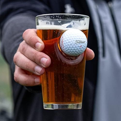 BenShot Golf Ball Pint Glass - 16oz | Made in the USA thumbnail 2