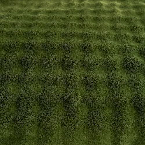 YUSOKI Luxury 3D Bubble Throw Blanket 2lb,All Ages,Home Decoration, (Olive Green,50 * 60inches) thumbnail 6