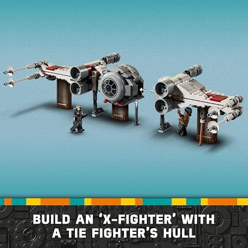 LEGO Star Wars TIE Fighter & X-Wing Mash-Up Building Set - Star Wars Toys for Boys & Girls, Ages 9+ - Imaginative, Creative Play - Use for Display or Pretend Play - Gift for Fan's Birthday - 75393 thumbnail 3