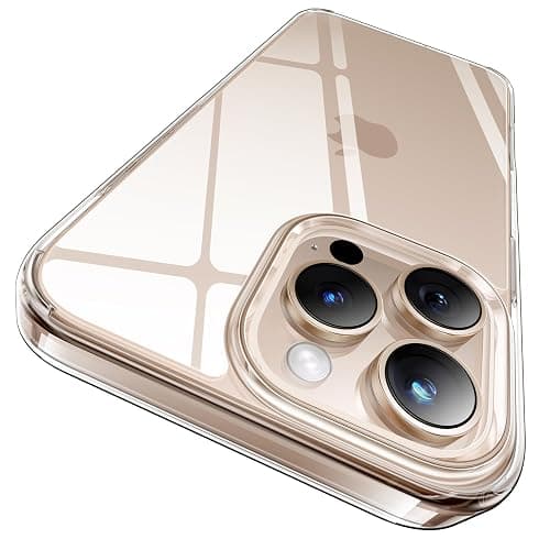 CASEKOO for iPhone 16 Pro Case Crystal Clear, [Never Yellow Technology] [12FT Military-Grade Protection] Transparent Slim Cover Women Men Phone 16 Pro Case 6.3 inch, Clear - Image 1