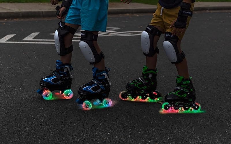MammyGol Adjustable Inline Skates for Kids Boys Girls Youth Beginner with Light up Wheels Ages 4-16 thumbnail 5