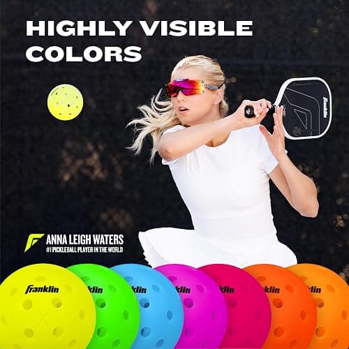 Franklin Sports X-40 Outdoor Pickleballs - Official Ball of USA Pickleball, APP Tour + US Open - Regulation Size thumbnail 5