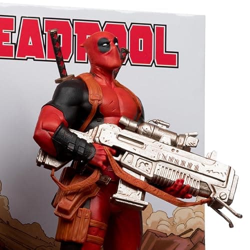 McFarlane Toys- Marvel Deadpool 1:6th Scale Collectible with Scene & Comic (Deadpool #1) thumbnail 2
