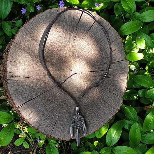 BlueRica Dreamcatcher on Adjustable Cord Necklace thumbnail 3