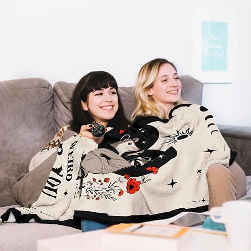 Basiole Best Friend Birthday Gifts for Women, Best Friend Blanket 60"X50", Friendship Gifts for Woman, Christmas/Graduation Present for Bestie/BFF/Soul Sister thumbnail 6