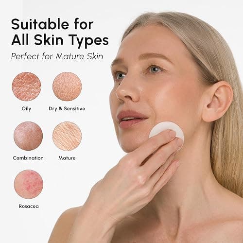 MAREE Azelaic Acid Acne Clearing Pads – Exfoliating Pads with Glycolic & Hyaluronic Acid for Face – 10% Azalecic Acid & Centella Redness Soothing Pad – Zero Pore Facial Toner Pad – Acido Azelaico thumbnail 7